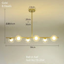 Axyaa Modern Chandelier LED Suspension Lamp for Kitchen Island Table Living Room Bedroom