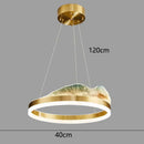 Axyaa Crystal Chandelier Stair Pendant Living Room Lighting
