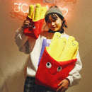 Hamburg Fries Plush Snacks Pillows by Axyaa: Creative Birthday Gifts for Girls