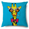 Axyaa Soft Plush POP Comic Portrait Cushion Cover - Home Decor Pillowcase