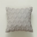 Geometric Plush Cushion Cover 45*45 for Sofa, Living Room - Axyaa Branded Nordic Home Decor
