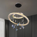 Axyaa Modern LED Chandeliers for Indoor Dining Room Lighting