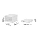 Axyaa Shoe Storage Boxes: Integrated 3-Layer Wall Rack, Transparent Foldable Cabinet