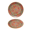 Axyaa Bohemian Ceramic Dinner Plate Home Restaurant Western Cuisine Creative Unique