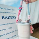 Axyaa Silicone Sling Holder for 6-10cm Tumbler Strap, Suitable for Stanley 30oz/40oz Cup
