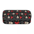 Axyaa Mickey Mouse Pen Case: Large Kawaii Storage Bag for Women Men