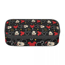 Axyaa Mickey Minnie Pen Pouch: Big Capacity Pencil Case & Makeup Bag for All