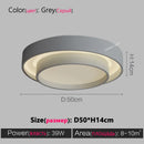 Axyaa Full Spectrum Ceiling Lamp for Bedroom, Living Room, and Study