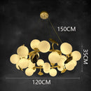 Axyaa LED Pendant Chandeliers for Modern Home Decor and Indoor Lighting