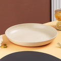 Axyaa Unbreakable Red Dinner Plates, Reusable & Dishwasher Safe for Easy Cleaning
