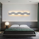 Axyaa Modern LED Wall Lamp Wave Design for Bedroom, Sofa, Bathroom Decor
