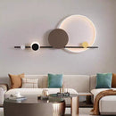 Axyaa Nordic Art Mural Wall Lamp for Bedroom and Living Room with LED Lights