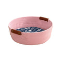 Axyaa Cotton Woven Pet Litter with Removable Bamboo Mat