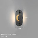 Axyaa Black Metal LED Wall Light for Indoor Parlor Bedroom Stairs Sconce