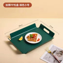 Axyaa Non-Slip Rectangular Restaurant Tray Large Dining Plate for Commercial Use