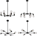 Axyaa Modern Chandelier Ceiling Lamp for Home Lighting - E27 Mounted Bedroom Dining Room Light