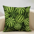 Axyaa Tropical Fruit Cushion Covers for Camper Decor and Dining Chair Pillowcase