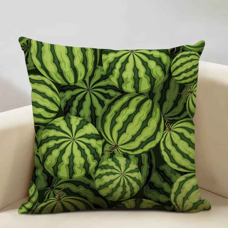 Axyaa Tropical Fruit Cushion Covers for Camper Decor and Dining Chair Pillowcase