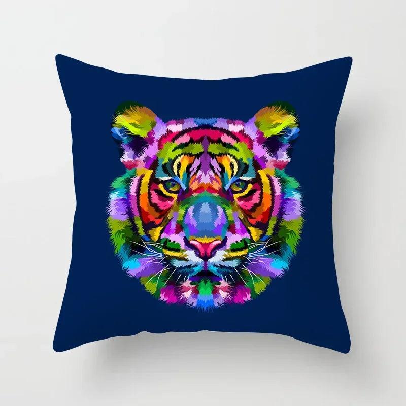 Axyaa Abstract Animal Pattern Pillowcase 45*45cm