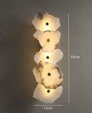 Spanish Marble Wall Light by Axyaa - Elegant Alabaster Lighting for Living Room, Bedroom & Corridor