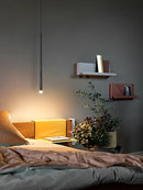 Axyaa Nordic Bedroom Long Line Chandelier - Modern Minimalist Luxury Lighting