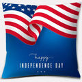 Axyaa LOVE USA Square Pillowcase for Home Decor
