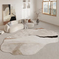 Axyaa Soft Luxury Rug for Living Room and Bedroom, Anti-slip Irregular Shape Floor Mat