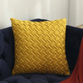 Axyaa Sueded Diamond Pattern Pillow Cover in Sunset Tones