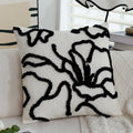 Axyaa Chenille Velvet Sofa Pillow Cover - 45x45 Cotton Solid Decor Pillowcases