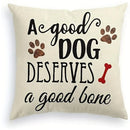 Axyaa Puppy Pattern Printing Pillowcase for Home Decor