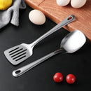 Axyaa Stainless Steel Kitchenware Set - Pots, Spatula, Spoon, Colander, Utensils