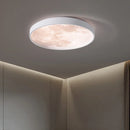 Axyaa Moon LED Ceiling Lamp: Modern Bedroom Lighting Fixture for Home Decor