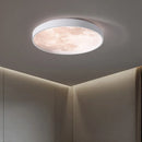 Axyaa Moon LED Ceiling Lamp: Modern Bedroom Light, Indoor Lighting Fixture