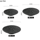 Axyaa Stone Pattern Ceramic Plate for Molecular Cuisine and Dining Experience