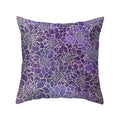 Axyaa Blue Purple Polyester Pillow Case Throw Pillow Cover
