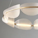 Axyaa Petal Pendant Light: Modern Designer Ring Luxury Bedroom Lighting