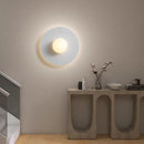 Nordic Glass Globe Sconces by Axya: Minimalist LED Wall Lamp for Home Interior Lighting