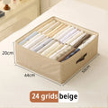 Axyaa 24Grids Wardrobe Closet Clothes Organizer Pants Storage Cabinet