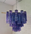 Axyaa French Chandelier with Glass Tube Shades for Luxury Villa Duplex