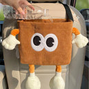 Axyaa Car Backseat Organizer and Trash Bin with Cup Holder and Tissue Box