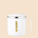 Axyaa Double-Layered Stainless Steel Coffee Cup 400ml - Vacuum Insulated Beverage Container