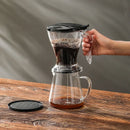 Axyaa Coffee Brewing Set: Filter Soak Hand Brewer, Smart Cup, Pot, Maker, Drinkware