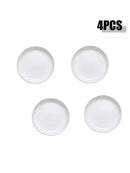 Axyaa 32pcs Reusable Plastic Cutlery Set, Wheat Bowls, Dessert Plates - Eco-Friendly Party Supplies