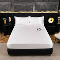 Axyaa Waterproof Mattress Cover - Machine Washable Solid Color Bed Protector