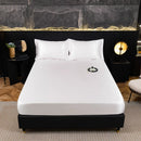 Axyaa Waterproof Mattress Cover, Machine Washable Solid Color Mattress Protector