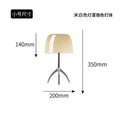 Axyaa Minimalist Glass LED Table Lamp - Nordic Style for Bedside & Living Room
