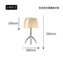 Axyaa Minimalist Glass LED Table Lamp - Nordic Style for Bedside & Living Room