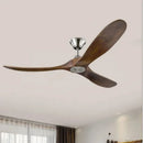 Axyaa Retro Solid Wood Ceiling Fan with Variable Frequency for Dining & Living Room