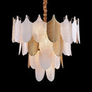 Axyaa Crystal LED Ceiling Chandelier for Bedroom Living Room Lighting