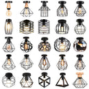Axyaa Industrial LED Ceiling Light: Modern Retro Loft Plafonniers for Home Decor